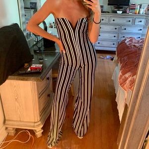 Striped Jumpsuit